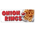 thumbnail image 1 of Onion Rings 13 oz Vinyl Banner With Metal Grommets, 1 of 4