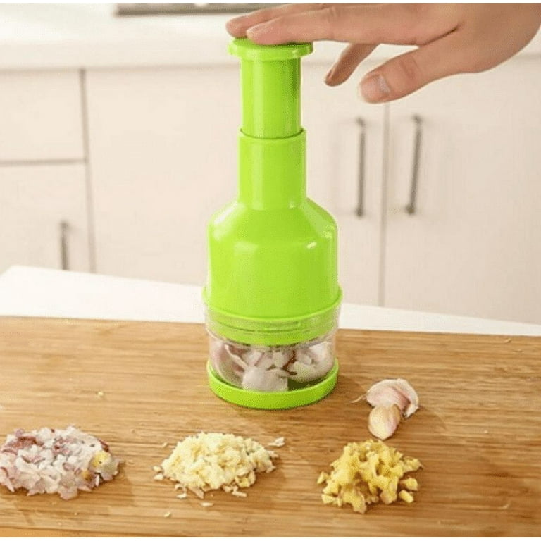 Onion Slicer Multifunctional kitchen gadget Food Chopper Vegetable Chopper  and Slicer Manual Mini Hand Chopper Onion Garlic with Cover for Vegetables
