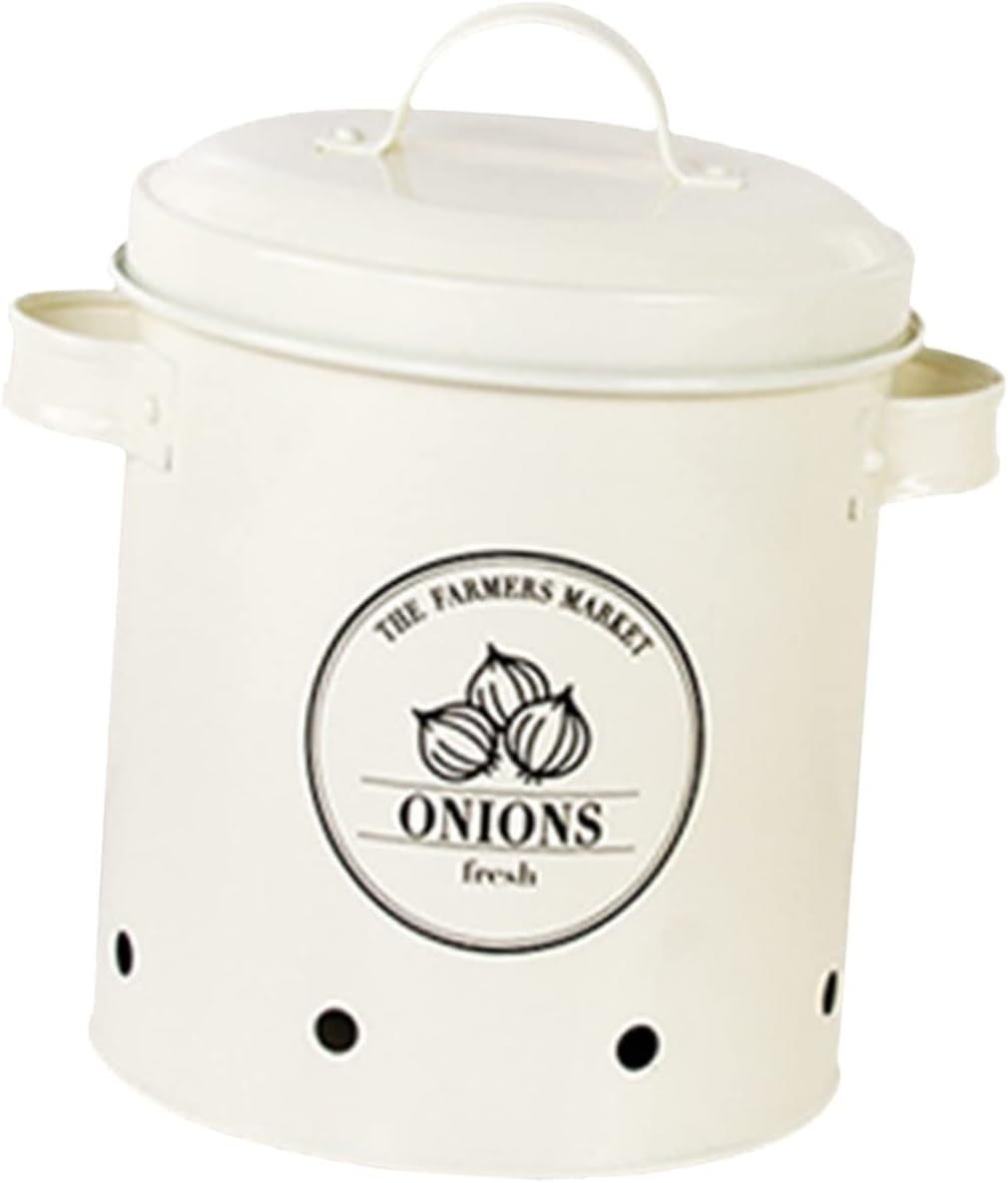 Onion Storage Bucket Garlic Holder Onion Storage Bin Potato Storage