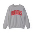 thumbnail image 1 of Onion Sweatshirt Gifts Crew Neck Shirt Long Sleeve Unisex, 1 of 7