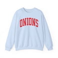 thumbnail image 1 of Onion Sweatshirt Gifts Crew Neck Shirt Long Sleeve Unisex, 1 of 7