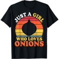 thumbnail image 1 of Onion Vintage Just A Girl Who Loves Onions T-Shirt, 1 of 4