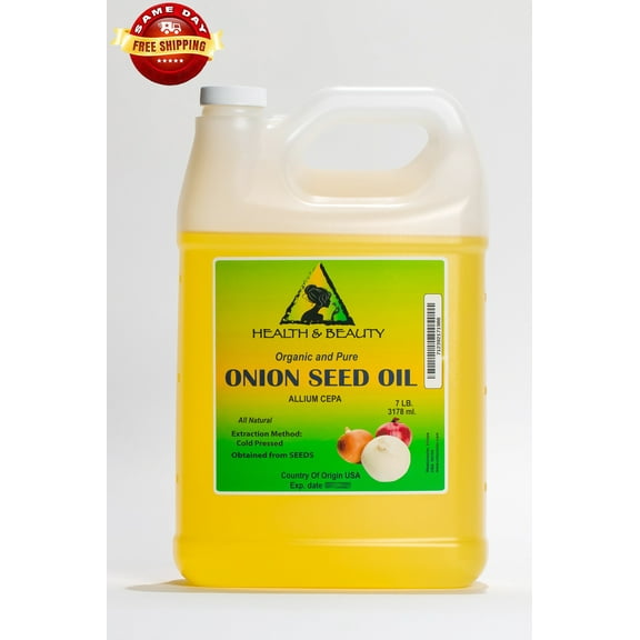 Onion seed oil organic premium cold pressed 100% pure all natural 7 Lb