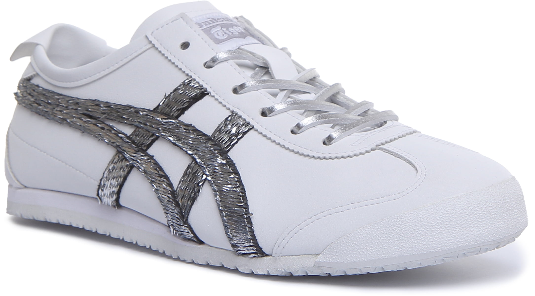 Onitsuka Tiger Mexico 66 Women's Leather Lace Up Casual Sneakers