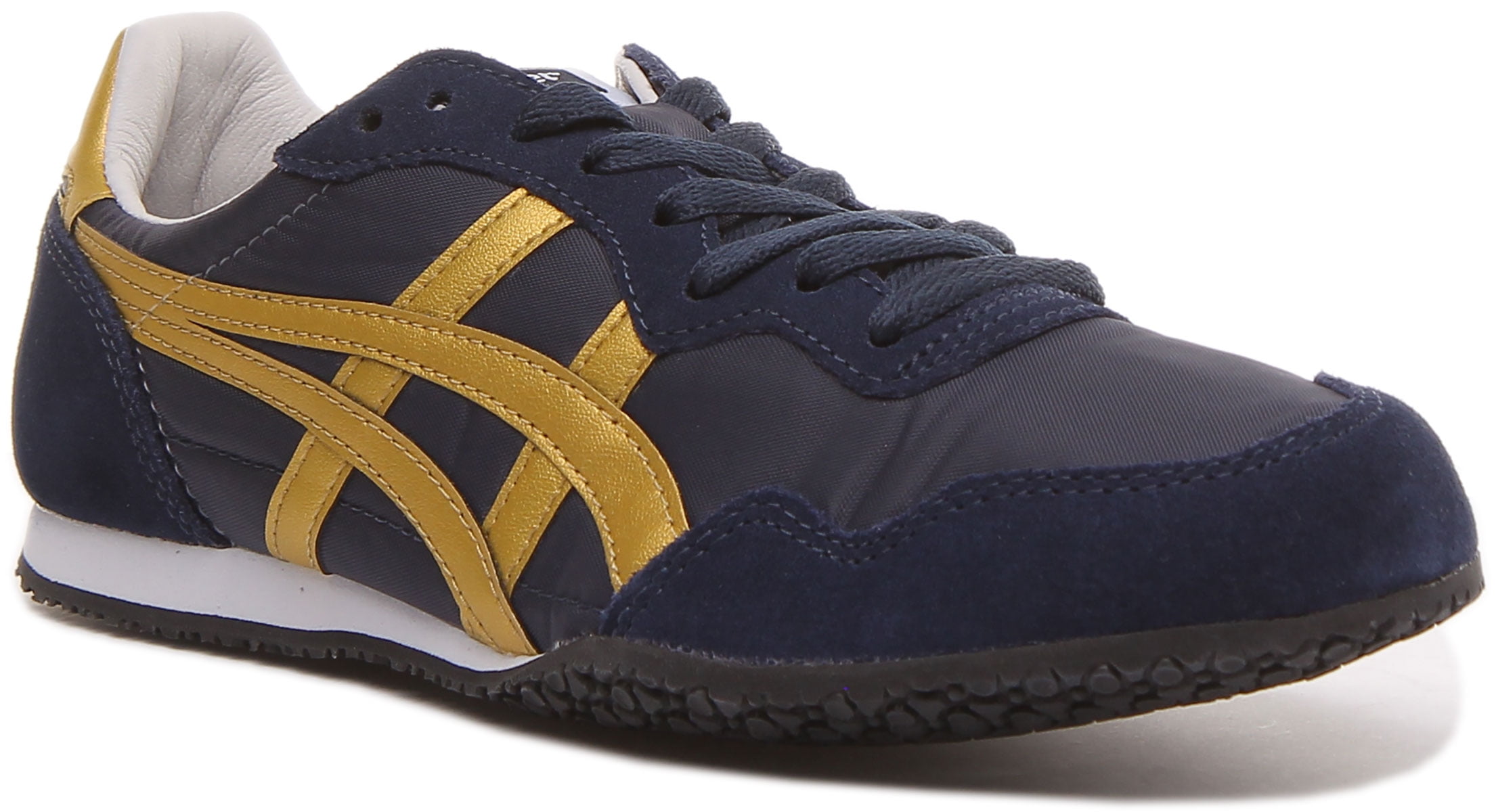 Onitsuka tiger serrano navy cheap gold