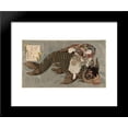 thumbnail image 1 of Oniwakamaru and the Giant Carp 20x24 Framed Art Print by Toyota Hokkei, 1 of 2