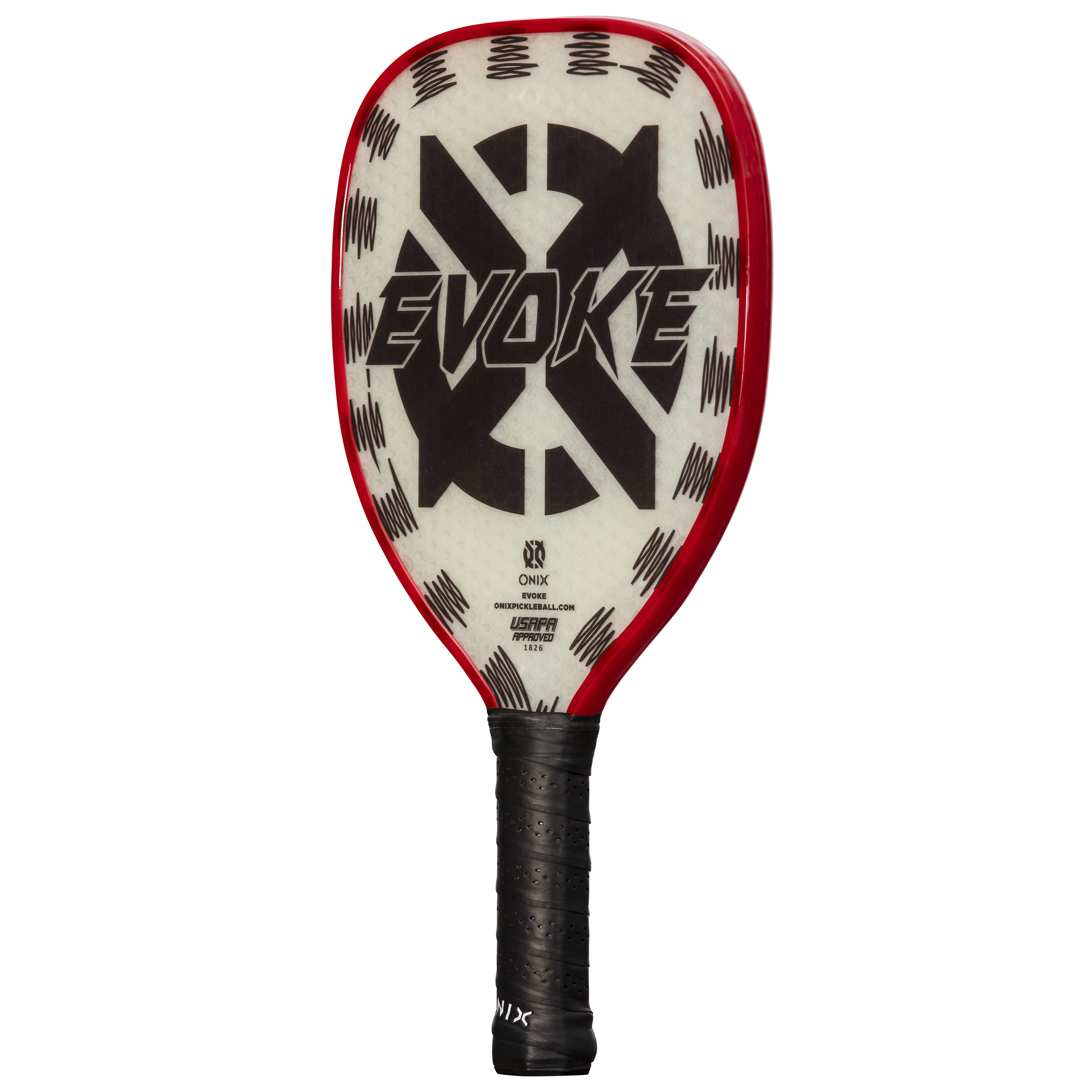 Onix Composite Evoke Teardrop Pickleball Paddle, Black