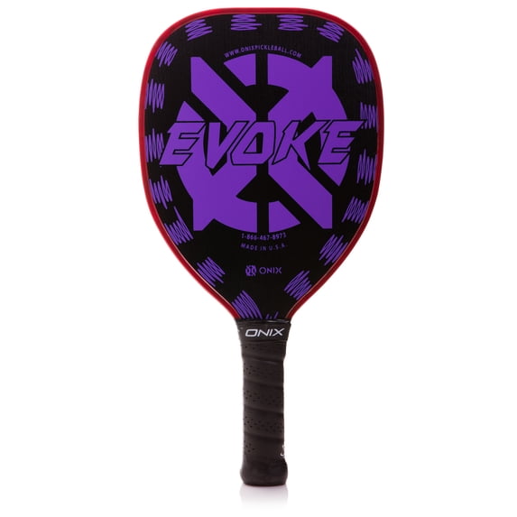 Onix Composite Evoke Teardrop Pickleball Paddle, Purple