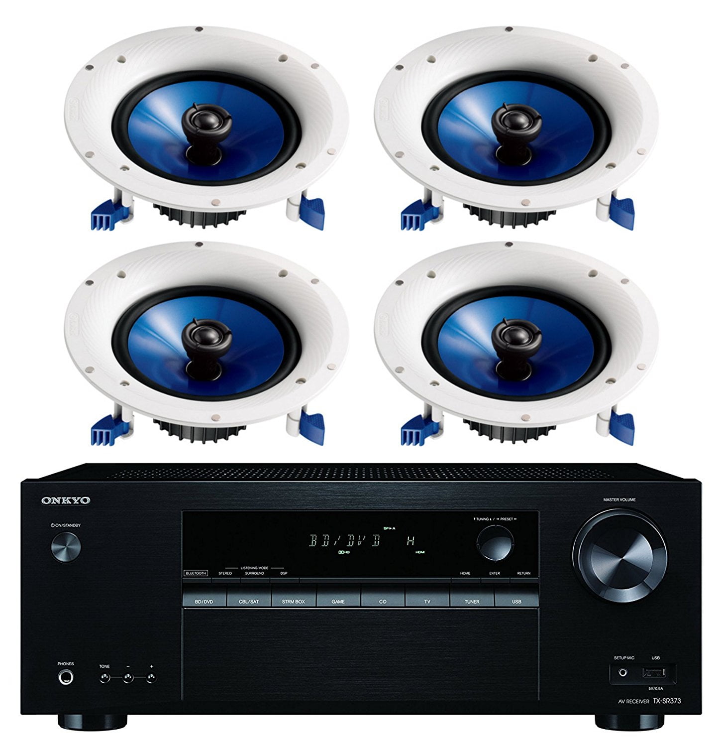 Onkyo 5.2 Channel Full 4K Bluetooth AV Home Theater Receiver