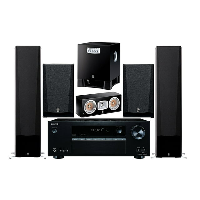 Onkyo 5.2 -Channel Wireless Bluetooth 4K 3D A/V Surround Sound Multimedia Home Theater System