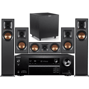 Onkyo 7.2 Channel Wireless Bluetooth 4K 3D A/V Receiver with Klipsch Multimedia Speaker System