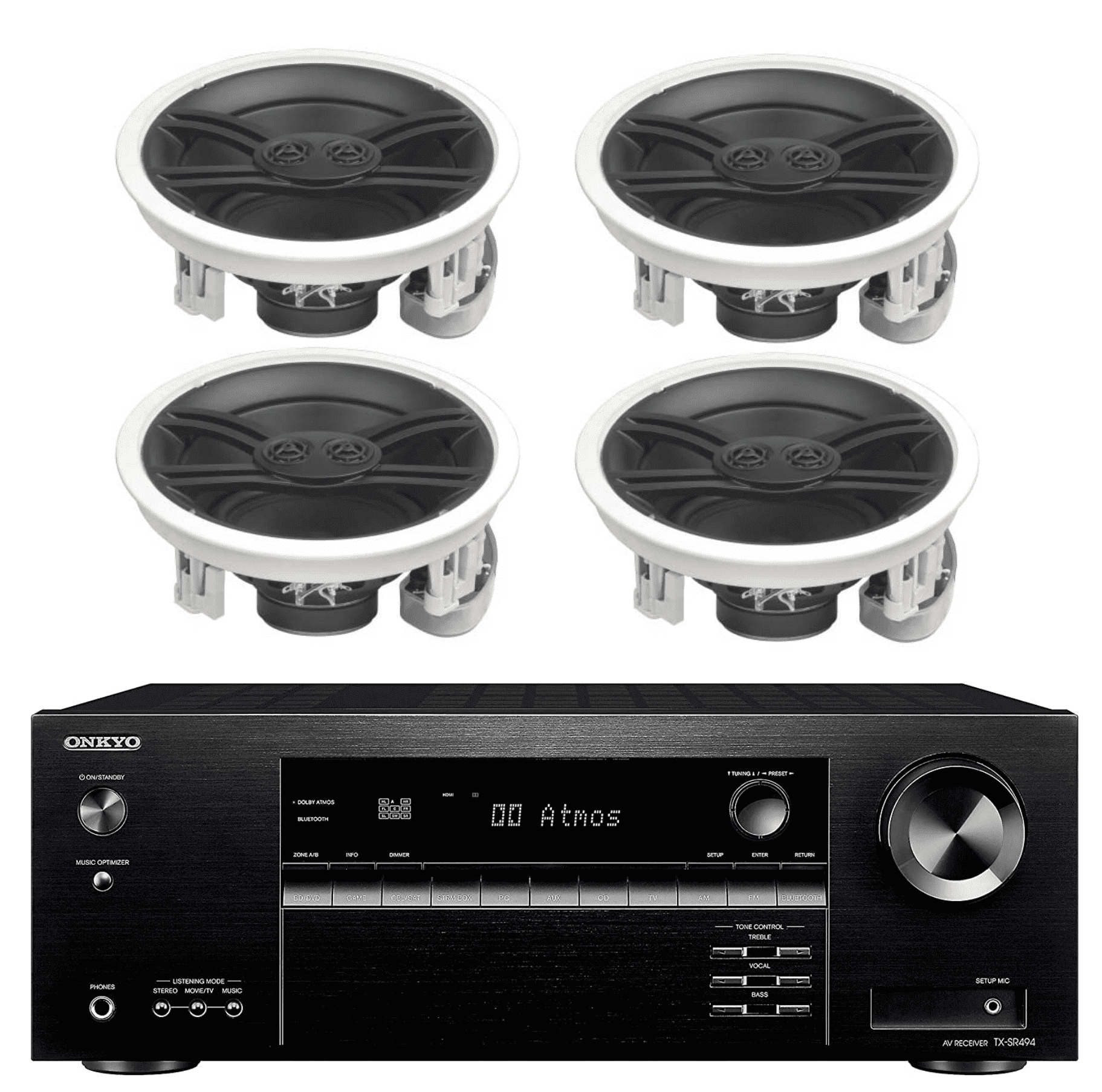 Onkyo 7.2 Channel Wireless Bluetooth 4K 3D A/V Surround Sound