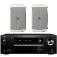 thumbnail image 1 of Onkyo 7.2 Channel Wireless Bluetooth 4K 3D A/V Surround Sound Receiver + Yamaha High-Performance Surround Sound 2-Way Indoor/Outdoor Weatherproof Speaker System (Set Of 2), 1 of 1