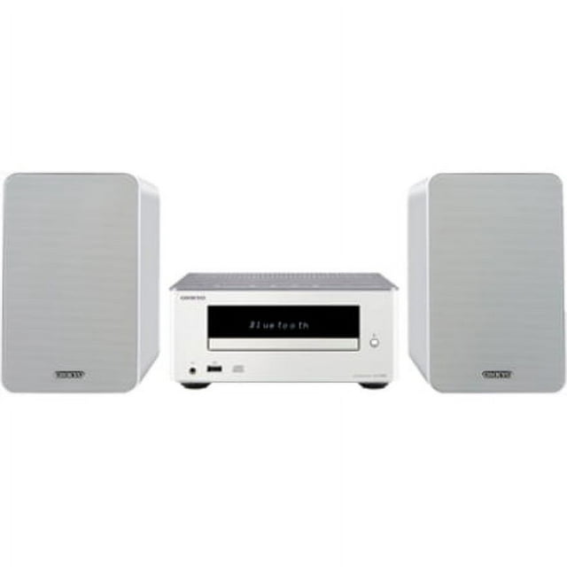 Onkyo CS-355 Mini Hi-Fi System, 30 W RMS, iPod Supported, White