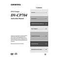thumbnail image 1 of Instruction Manual ONLY for Onkyo DV-CP704 DVD Player Owners Manual REPRINT, 1 of 1