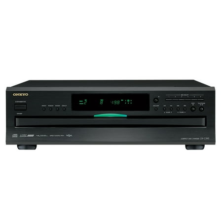 Onkyo - 6-Disc CD Player - Black