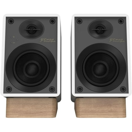 Onkyo - Creator Series GX10DB 2.0 Bluetooth Powered Speakers, Pair - White