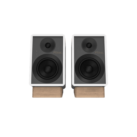 Onkyo - Creator Series GX30ARC 2.0 Bluetooth Powered Speakers, Pair - White