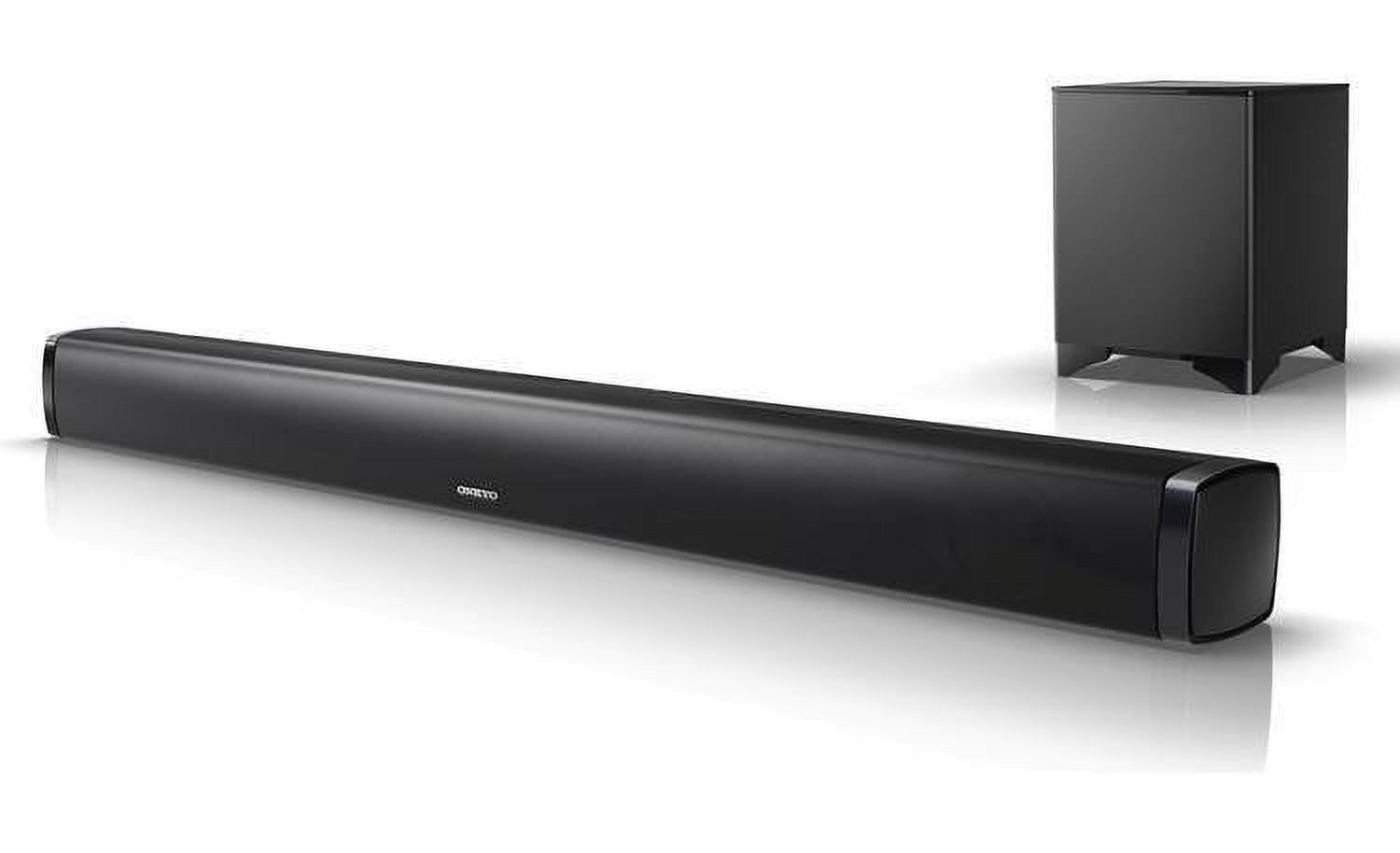 ワイヤレスサブウーハー付きの「LS-B50」ONKYO Pre-Owned Onkyo LS-B50 Powered Home Theater Soundbar w/ Wireless