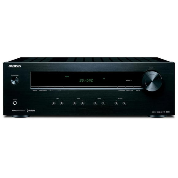 Onkyo TX-8220 AM/FM Receiver, 2 Channel, Black