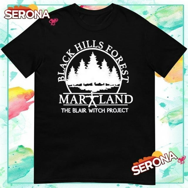 Online Ceramics The Blair Witch Black Hills Forest Shirt