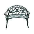 thumbnail image 1 of Online Gym Shop CB15540 Cast Iron Antique Rose Style Outdoor Patio Garden Park Bench - 40 in., 1 of 6