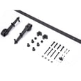 thumbnail image 1 of Online Gym Shop CB15657 Rustic Interior Sliding Barn Door Kit Hardware Set - Carbon Steel Arrow, Black - 6 ft., 1 of 8