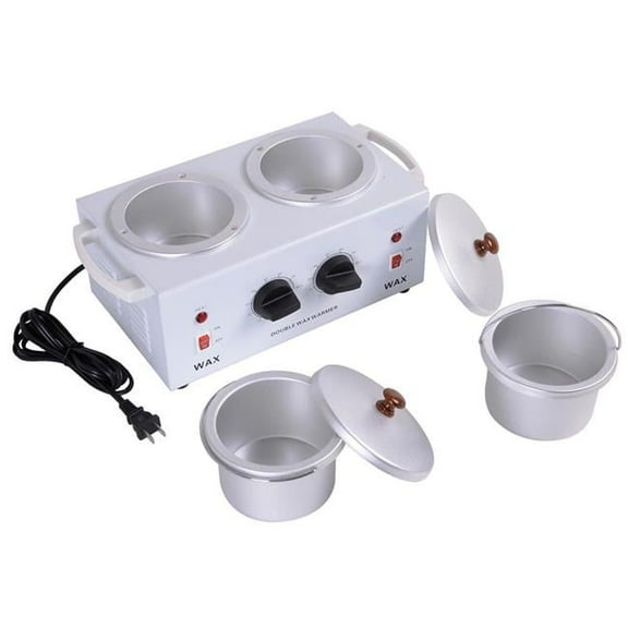 Online Gym Shop CB16990 Double Hot Paraffin Pot Wax Warmer Heater Machine