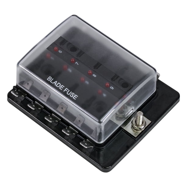Led Blade Block Box Online LED Store 10-Way Blade Fuse Block for Automotive - Walmart ...