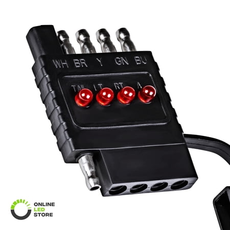 Online LED Store, Nickel-Plated 5-Way Flat Circuit Tester