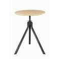 thumbnail image 1 of Online Metal and Wood Accent Table, Natural/Black, 1 of 2