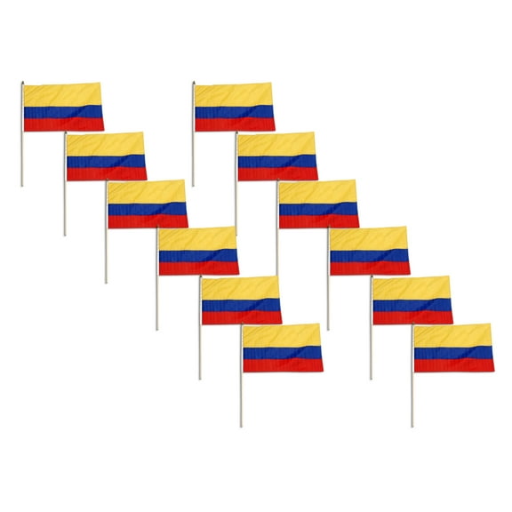 Online Stores Columbian Flag 12in x 18in - 12 PK