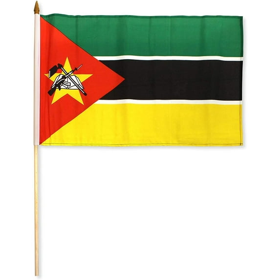 Online Stores, Inc. Mozambique Flag 12x18 Inch