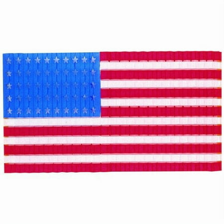 4th of July 'Stars and Stripes' Honeycomb Flag Drop Decoration (1ct)