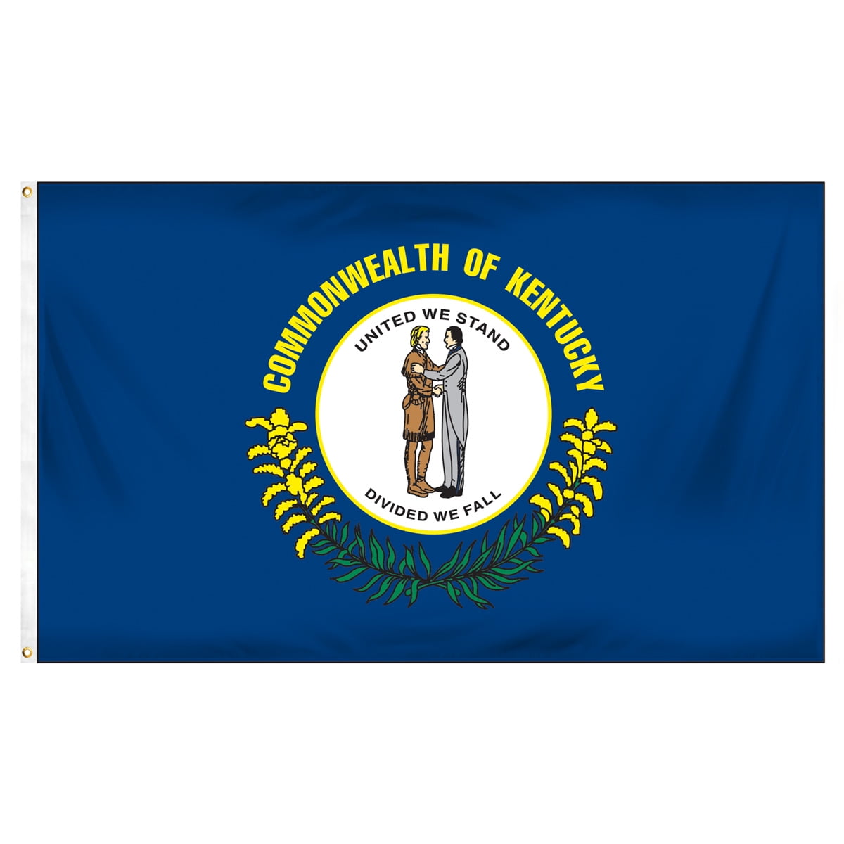 Kentucky 3ft x 5ft Blue Polyester State Flag
