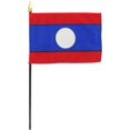 thumbnail image 1 of Online Stores Laos 4 x 6 Inch Stick Flag, 1 of 1