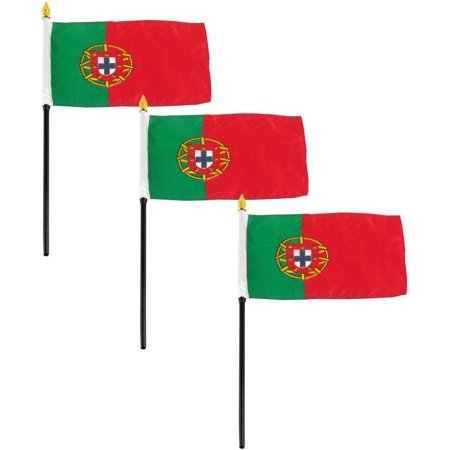 Online Stores Portugal Flag 4 x 6 inch (3 PK)