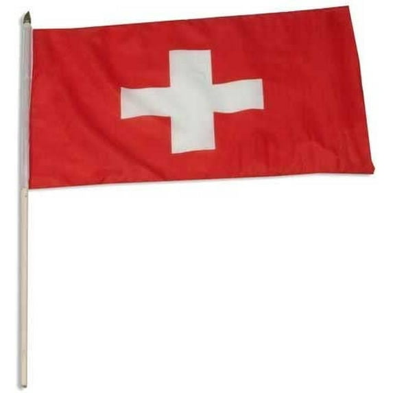Online Stores Switzerland Flag 12 x 18 inch