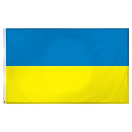 Online Stores Ukraine Flag 4ft x 6ft Super Knit Polyester