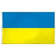 Online Stores Ukraine Flag 4ft x 6ft Super Knit Polyester