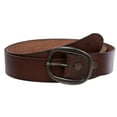 thumbnail image 1 of OnlineBelts Casual Leather Jean Belt with Oval Buckle, 1 of 4