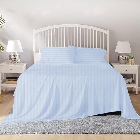 OnlineBestDeal's 4-Piece 800 Thread Count Egyptian Cotton Bed Sheet Set, Queen