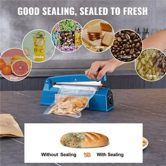 OnlineGymShop CB15354 8' Plastic Bag Sealer Machine