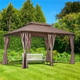 thumbnail image 1 of OnlineGymShop CB21101 10 x 13 ft. Outdoor with Removable Curtains, 1 of 5