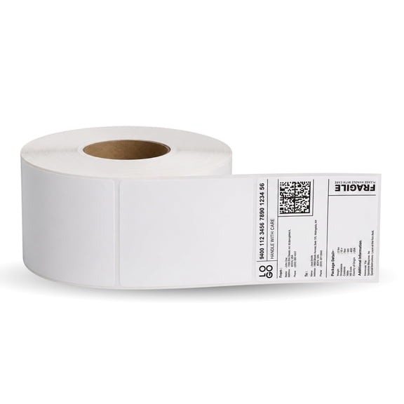 OnlineLabels 4" x 5" Removable Direct Thermal Labels - 1 Roll