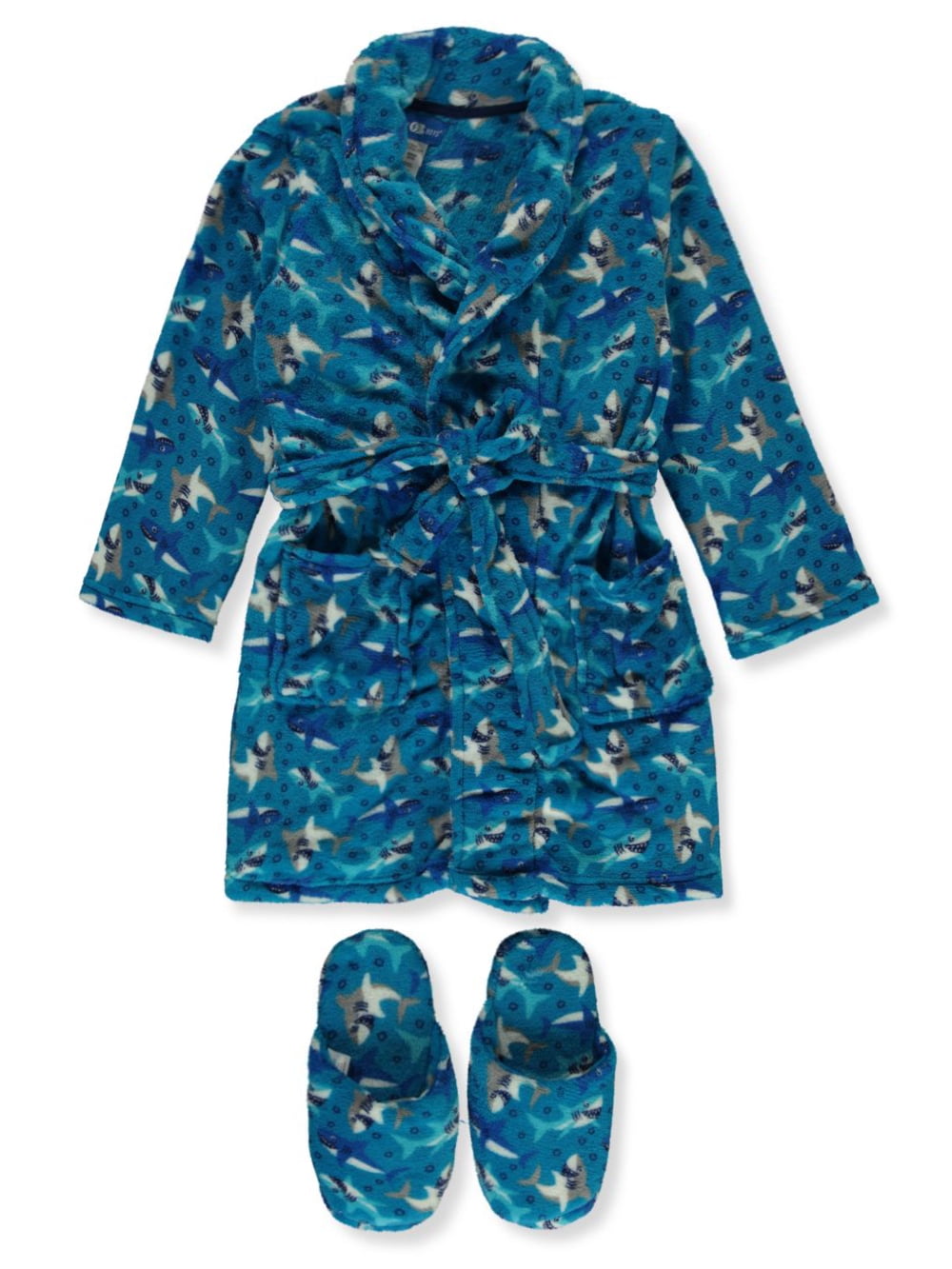 Boys robe and slippers hot sale