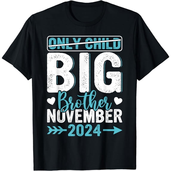 Only Child Crossed Out Promoted Big Brother November 2024 T-Shirt