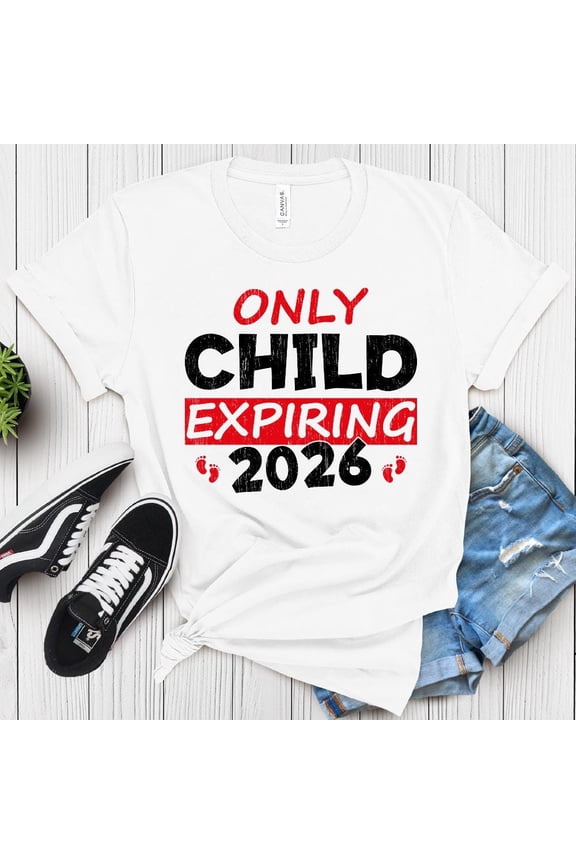 Only Child Expiring 2026, Promoted to Big Brother Sister, Pregnancy Announcement Shirt, Soon to be Big Brother Tee, Soon to be Big, Kids Tee