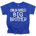 thumbnail image 1 of Only Child to Big Brother Sibling Reveal Announcement Shirt for Boys Big Brother Sibling Outfit Vintage Royal Shirt, 1 of 6