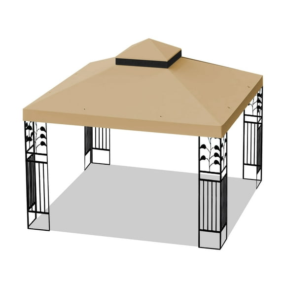 Only Choice 10 x 10 ft khaki Pop up Outdoor Canopies, Water Resistant